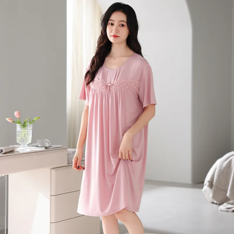 HUADAOJI Women's Nightgowns-4