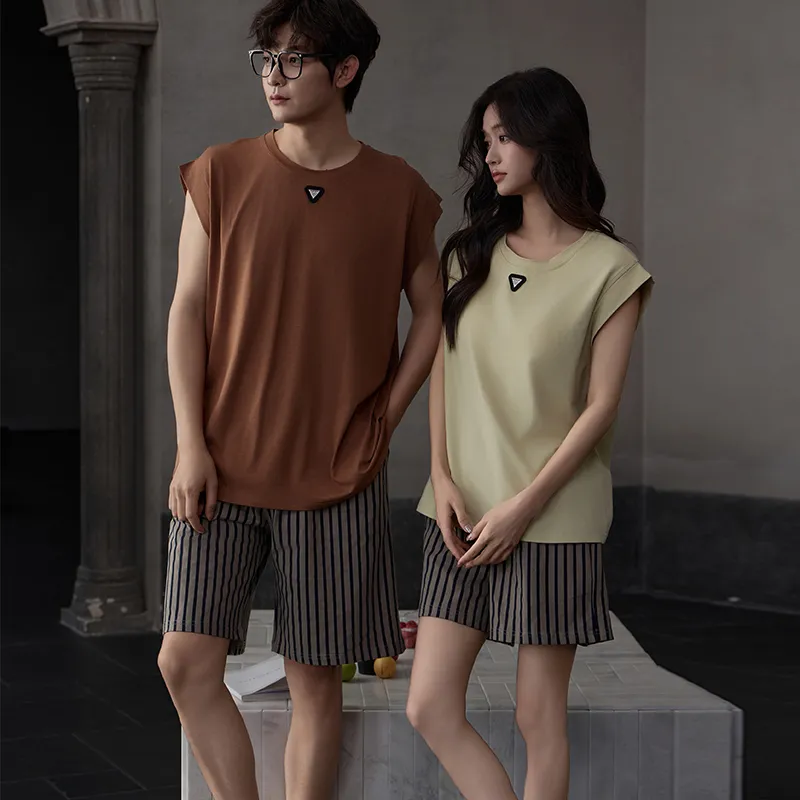HUADAOJI Men Pajama Sets-5