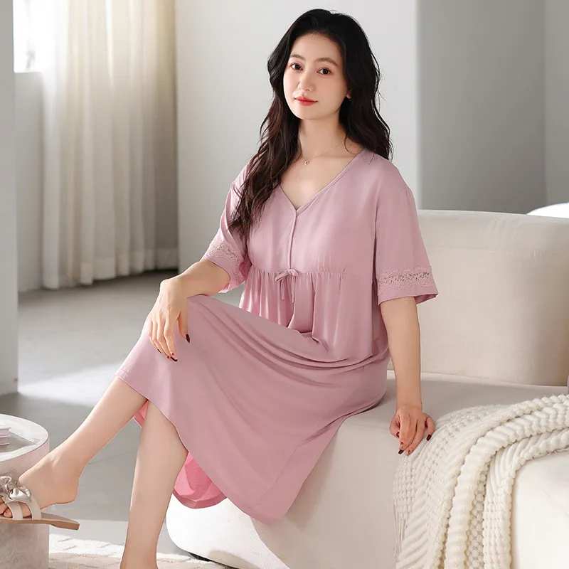 HUADAOJI Women's Nightgowns-1