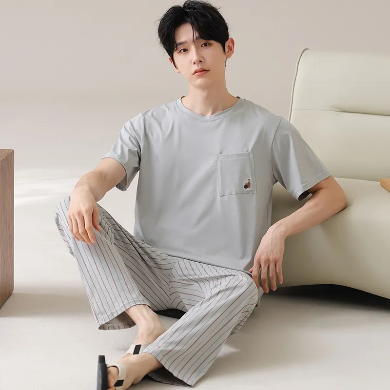 HUADAOJI Men Pajama Sets-2