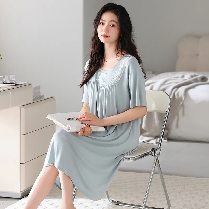 HUADAOJI Women's Nightgowns-1