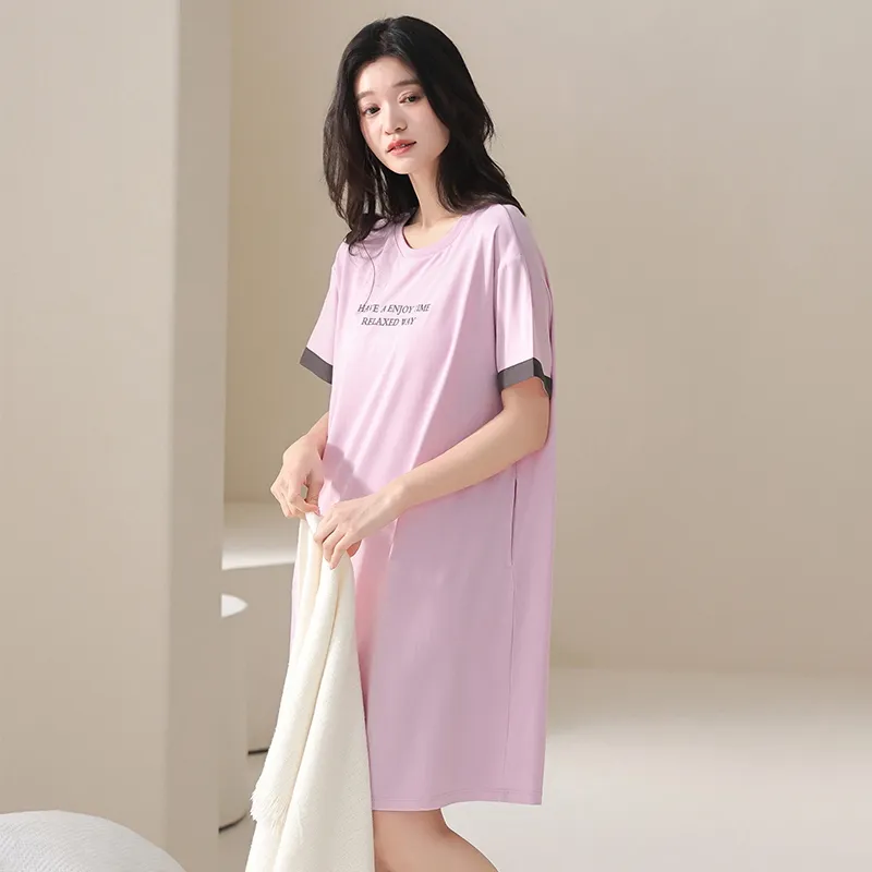 HUADAOJI Women's Nightgowns-4