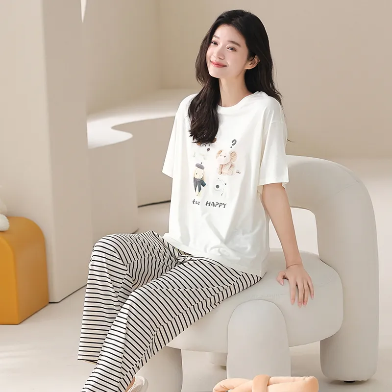 HUADAOJI Women's Pajama Sets-5