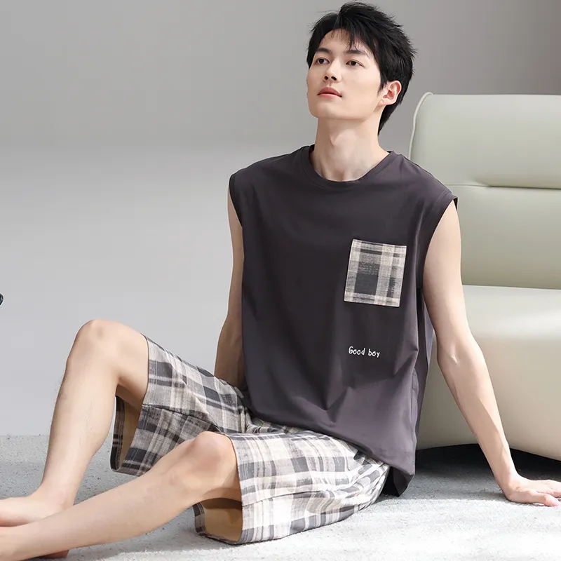 HUADAOJI Men Pajama Sets-1