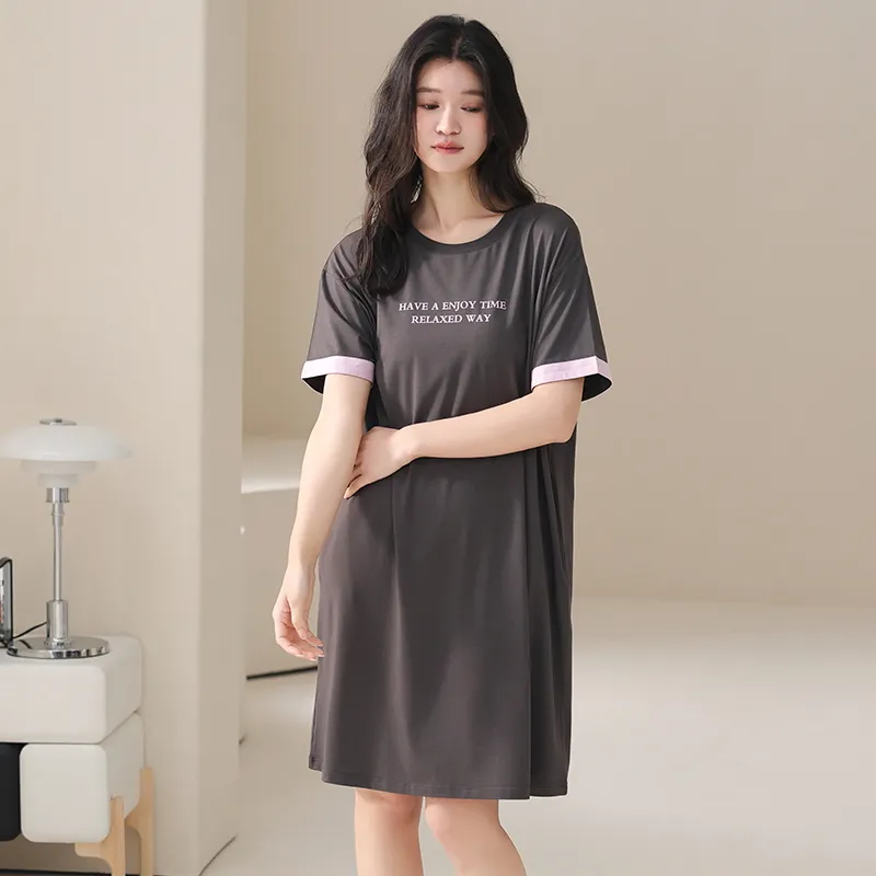 HUADAOJI Women's Nightgowns-4