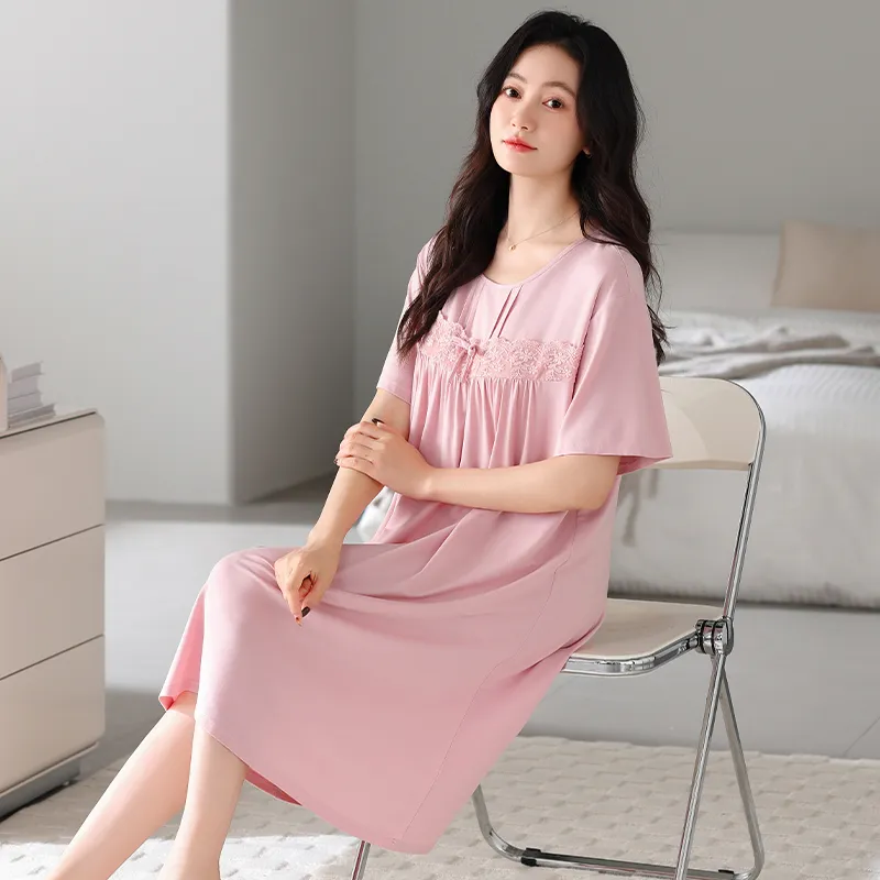 HUADAOJI Women's Nightgowns-5