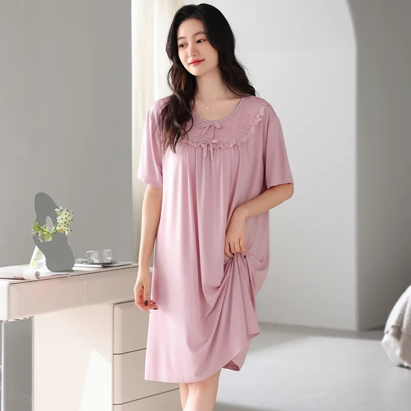 HUADAOJI Women's Nightgowns-2