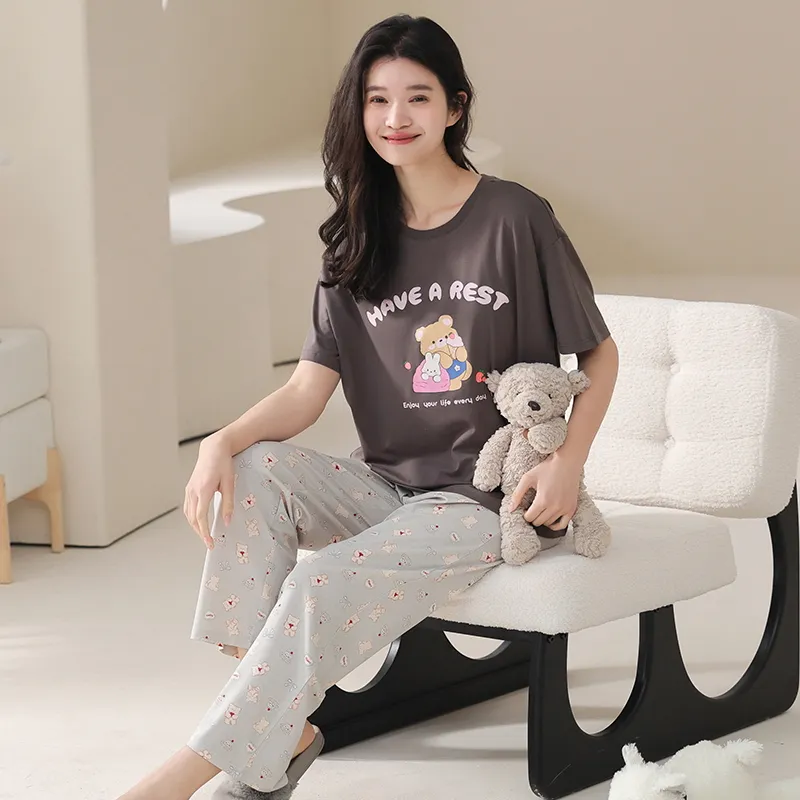 HUADAOJI Women's Pajama Sets-5