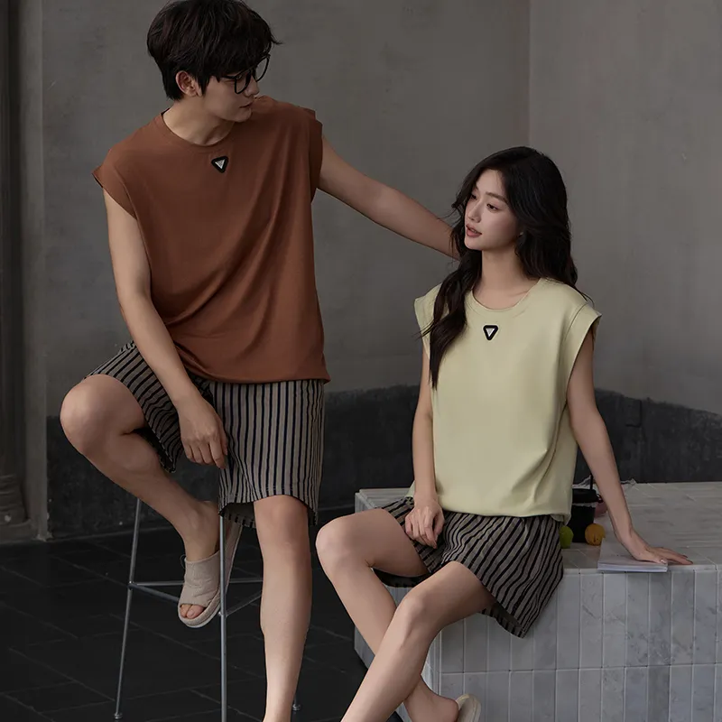 HUADAOJI Men Pajama Sets-4
