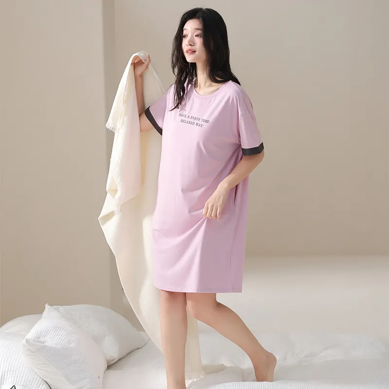 HUADAOJI Women's Nightgowns-5