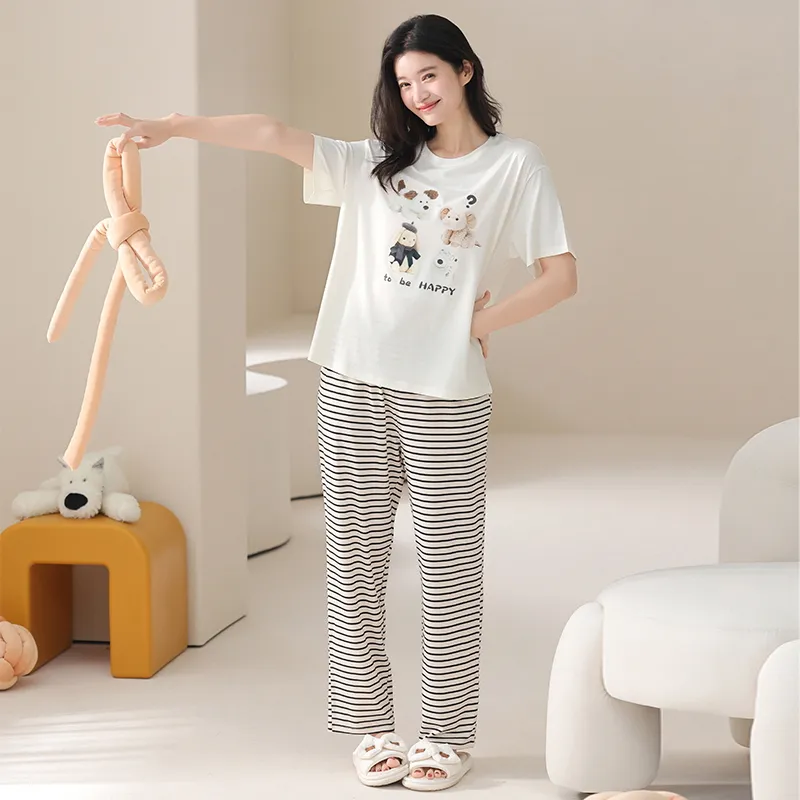 HUADAOJI Women's Pajama Sets-4