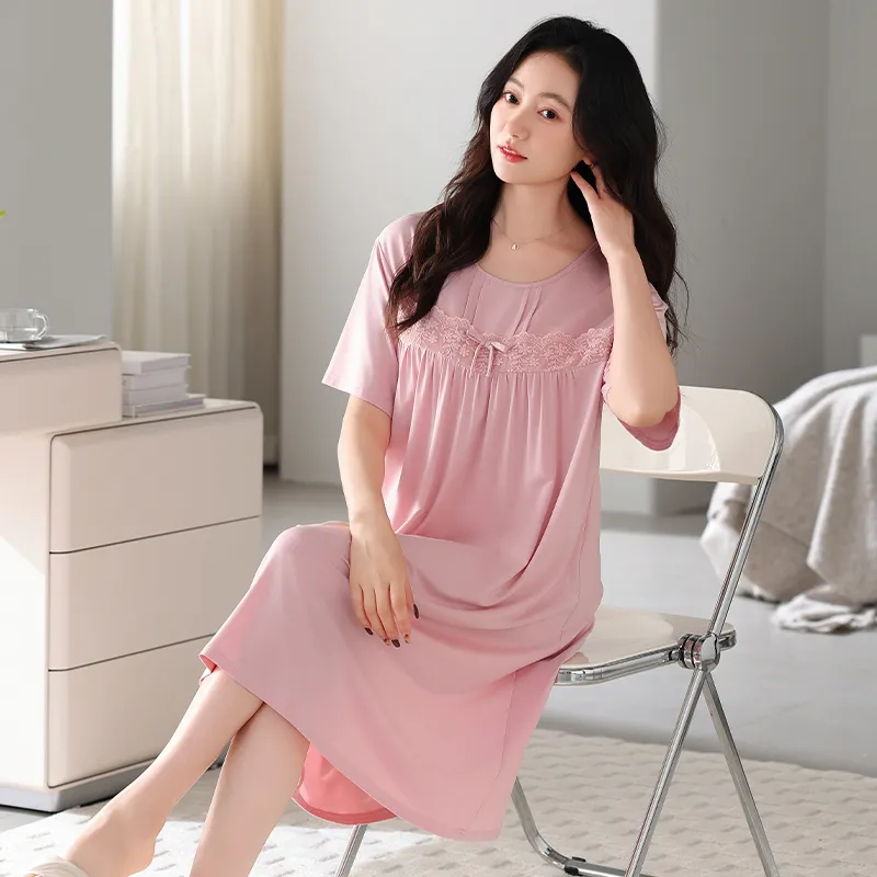 HUADAOJI Women's Nightgowns-2