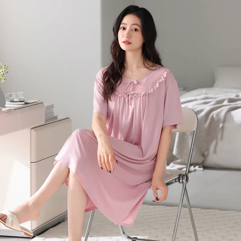 HUADAOJI Women's Nightgowns-3