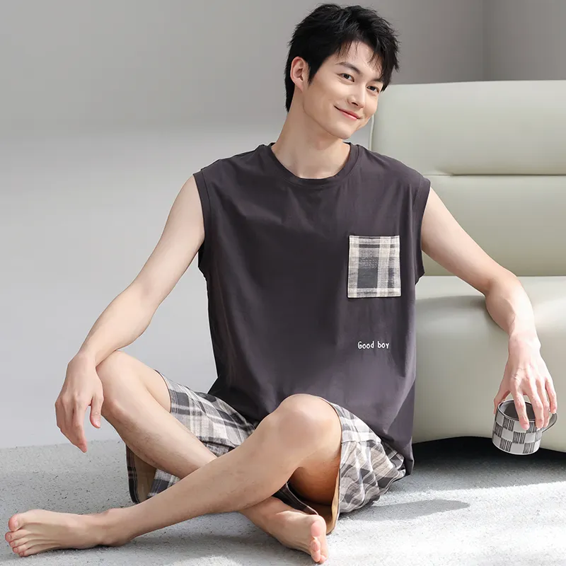 HUADAOJI Men Pajama Sets-2
