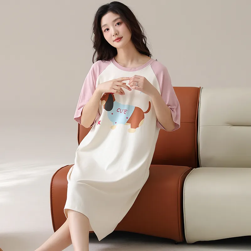 HUADAOJI Women's Nightgowns-4