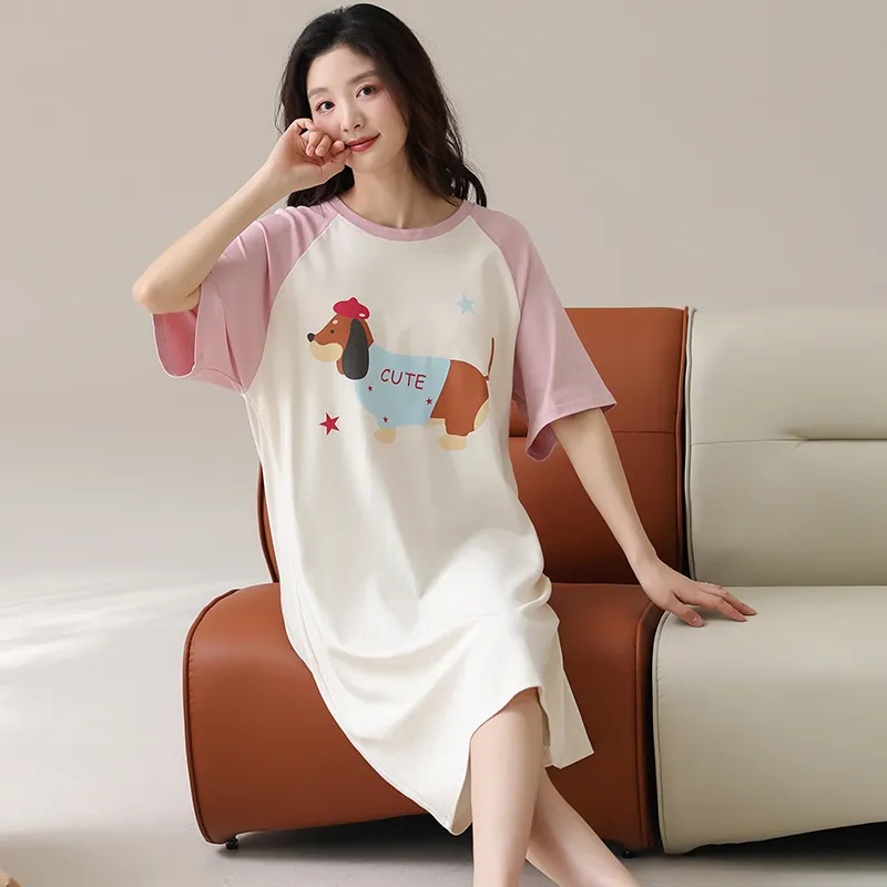 HUADAOJI Women's Nightgowns-1