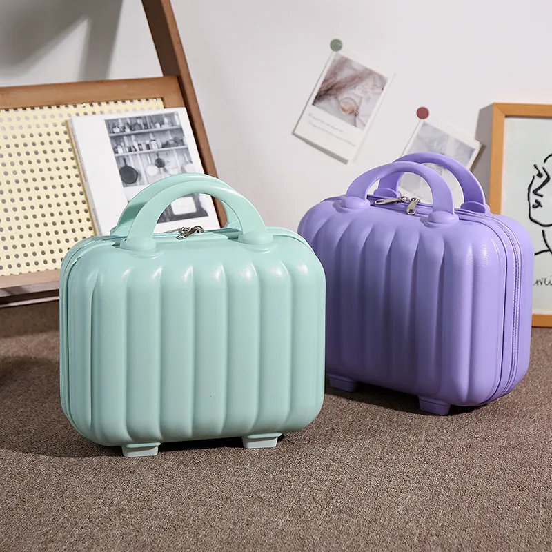 Gentle Welcome Small Box Korean Style Makeup Bags Convenient Storage-3