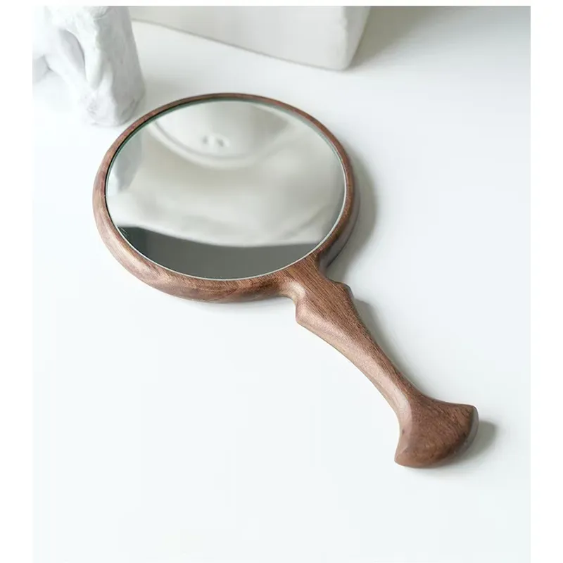 Gentle Welcome Solid Wood Vintage Controller Mermaid Make Up Mirrors-1
