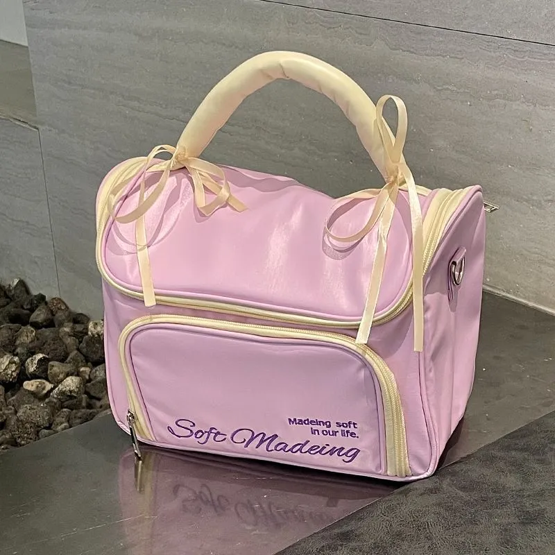 Gentle Welcome Popular Small House Cute Portable Premium Feel Makeup Bags-8