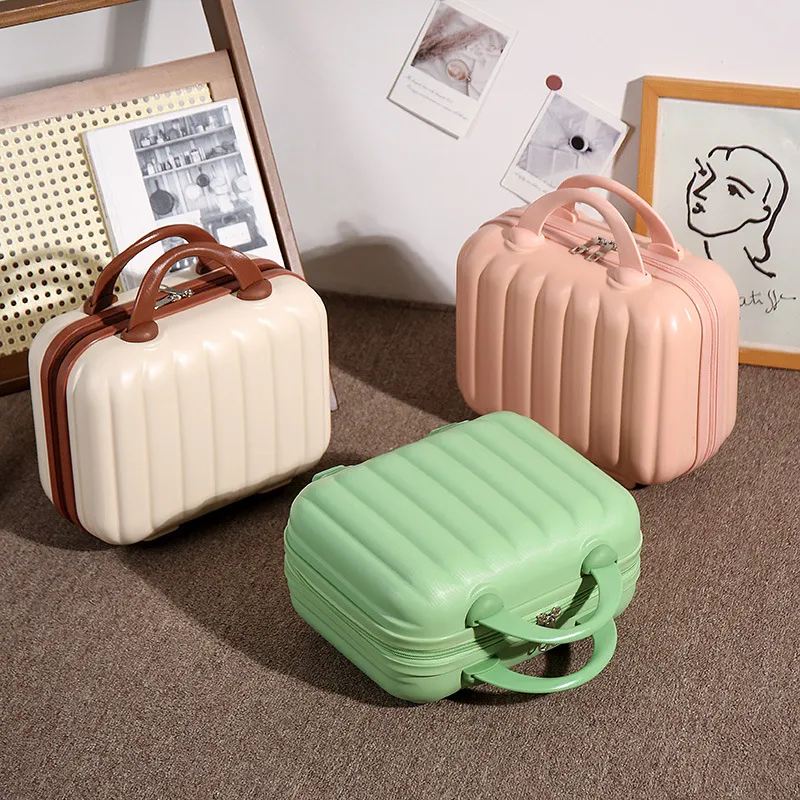 Gentle Welcome Small Box Korean Style Makeup Bags Convenient Storage-9
