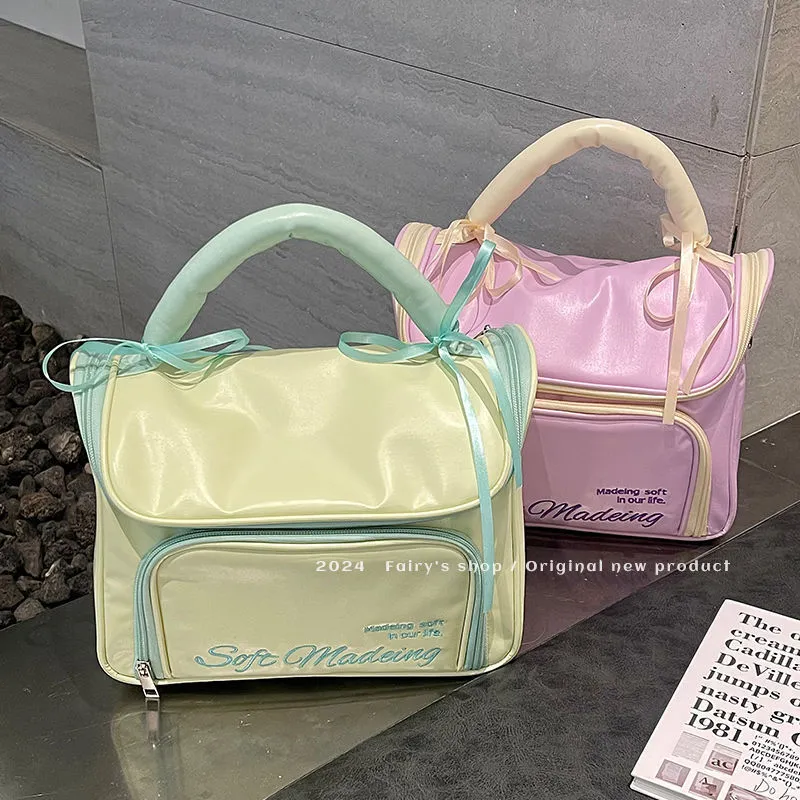 Gentle Welcome Popular Small House Cute Portable Premium Feel Makeup Bags-1