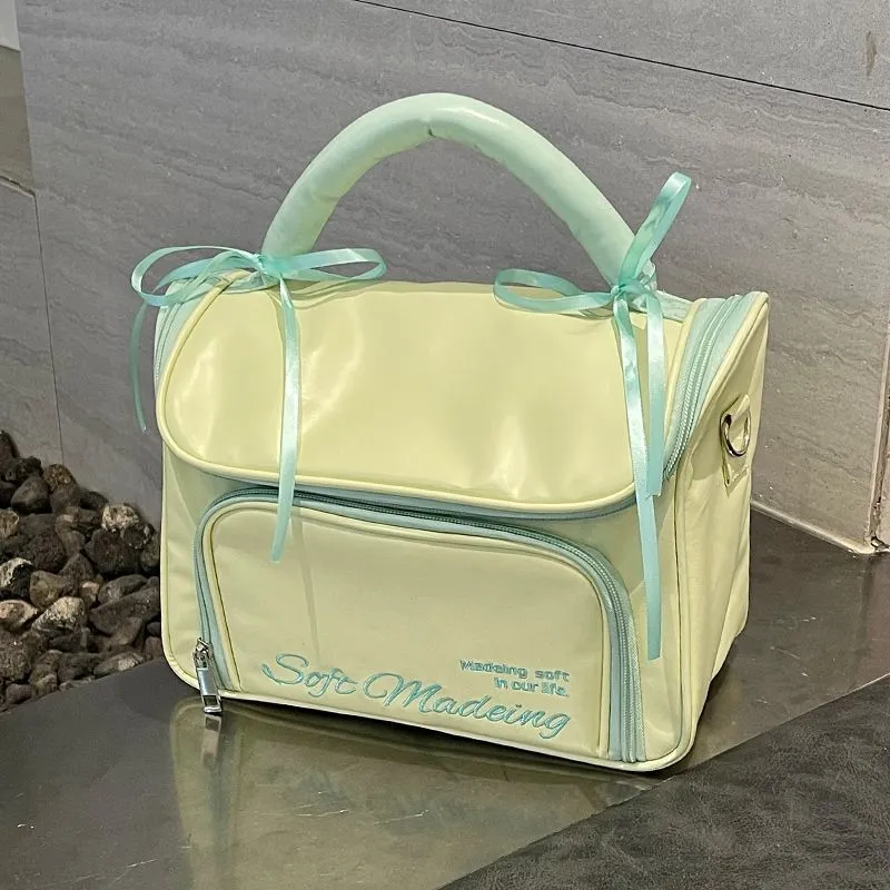 Gentle Welcome Popular Small House Cute Portable Premium Feel Makeup Bags-4