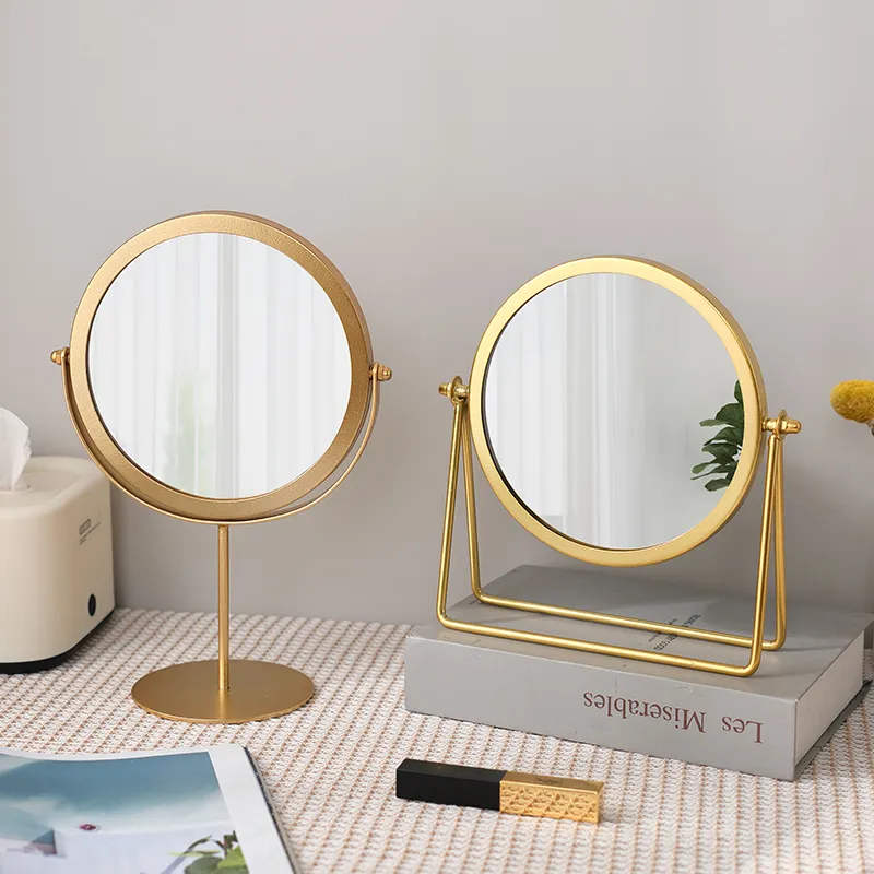 Gentle Welcome Bedroom Vanity Table Desktop Rotatable Stand HD Make Up Mirrors-1