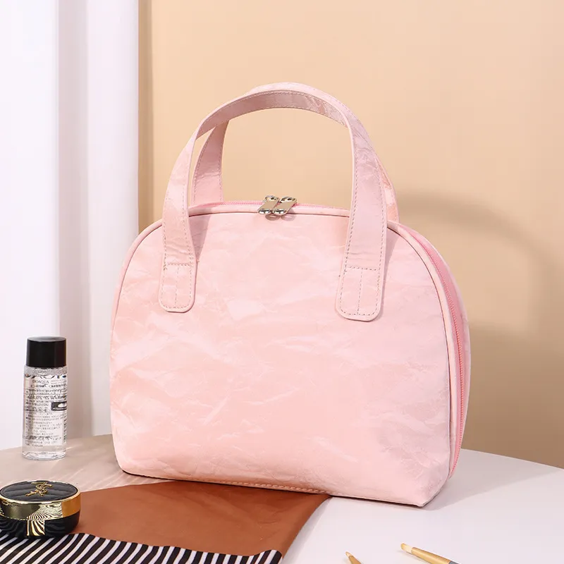 Gentle Welcome Shell Makeup Bags Large Capacity Partitioned Storage-6