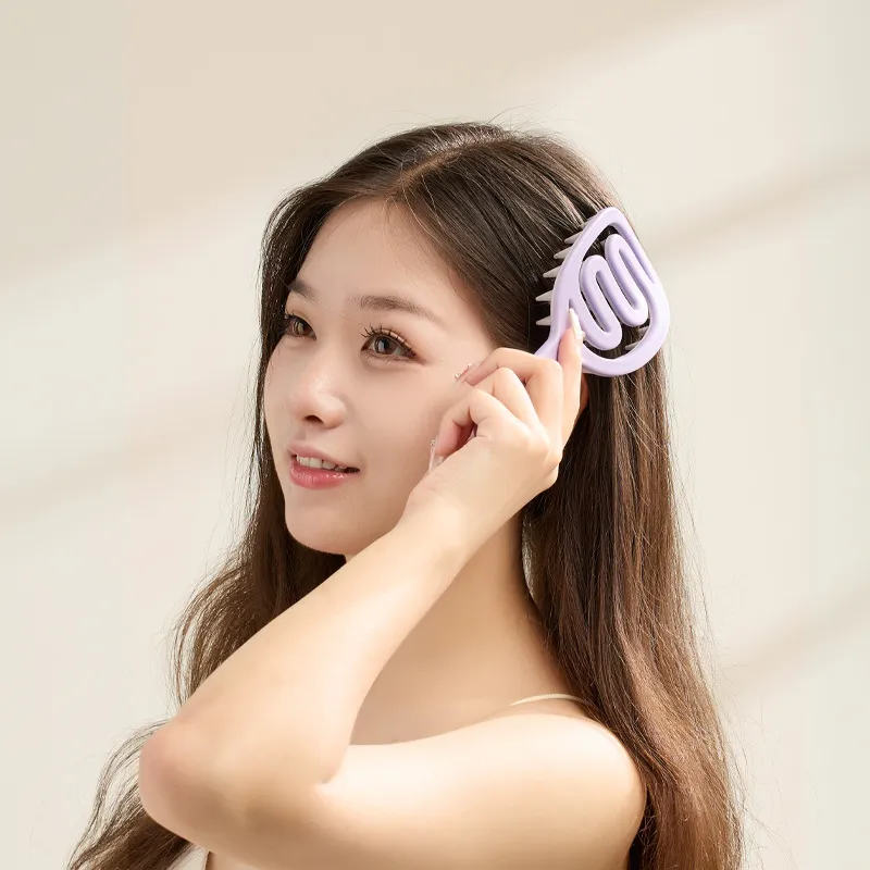 Gentle Welcome Cleaning Massage Comb Head Scalp Meridians Itch Relief-4