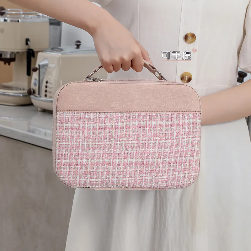 Gentle Welcome Chanel Inspired Portable Instagram Premium Style Makeup Bags-9