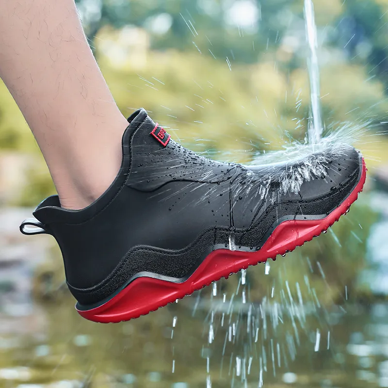 LONGYING Rain Boots Unisex-9