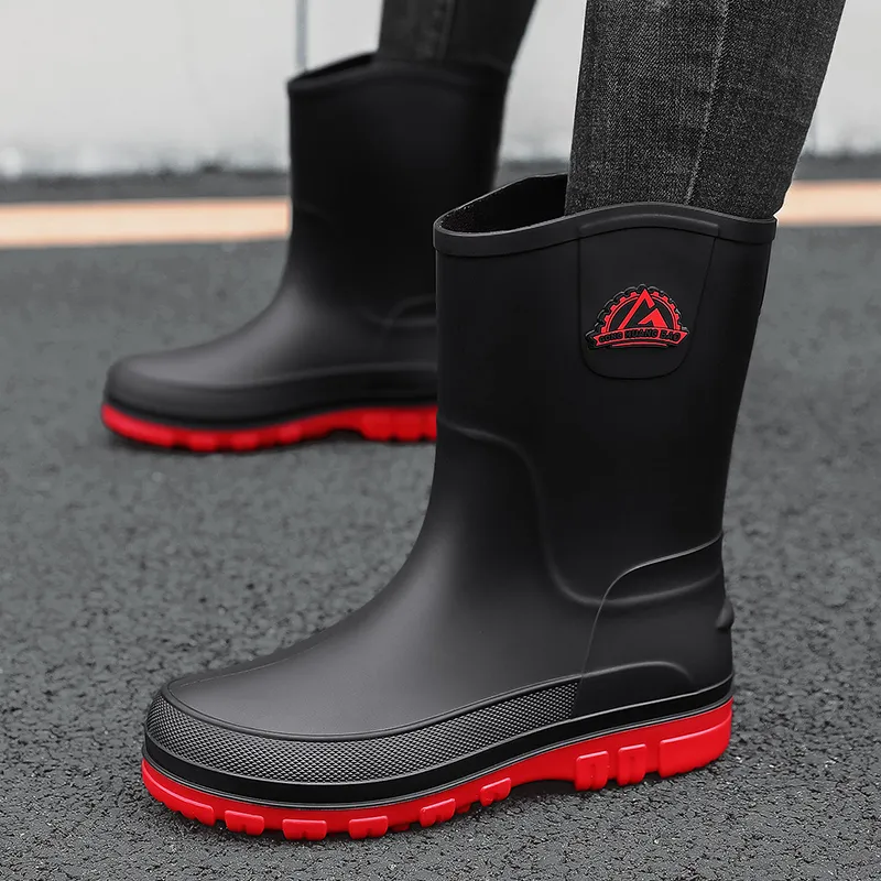 LONGYING Rain Boots Men-12
