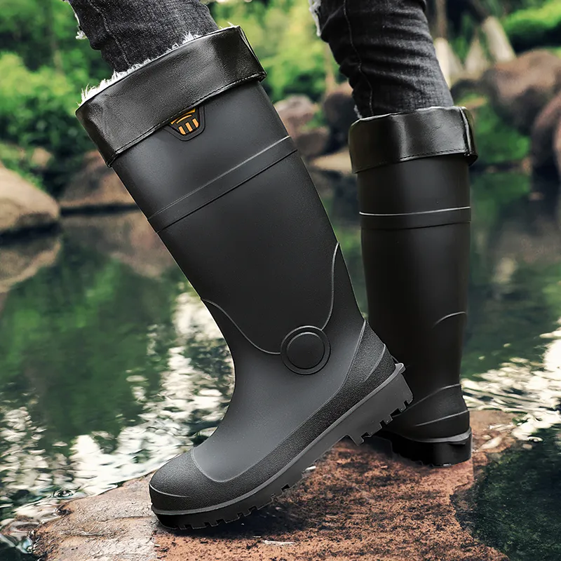 LONGYING Rain Boots Men-2