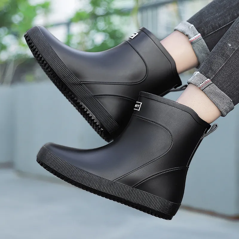 LONGYING Rain Boots Men-1