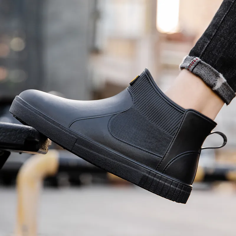 LONGYING Rain Boots Men-4
