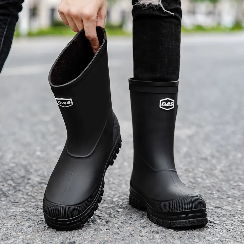 LONGYING Rain Boots Men-2