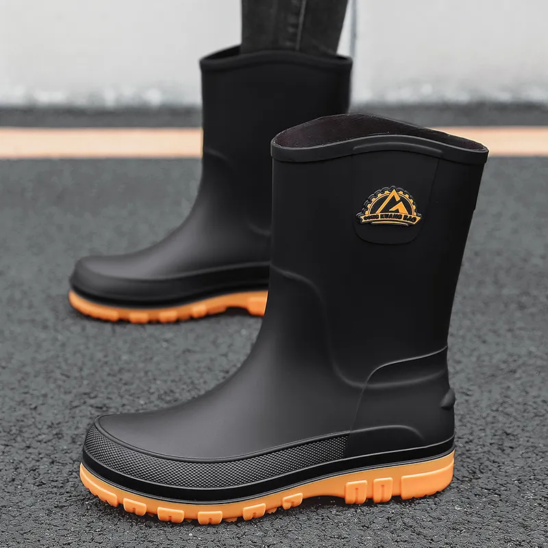 LONGYING Rain Boots Men-7