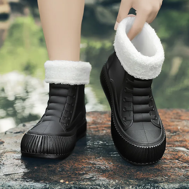 LONGYING Waterproof Rain Boots Women's-1