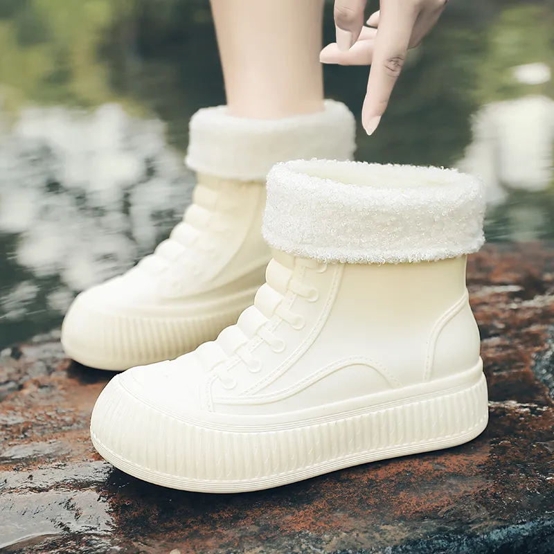 LONGYING Waterproof Rain Boots Women's-6