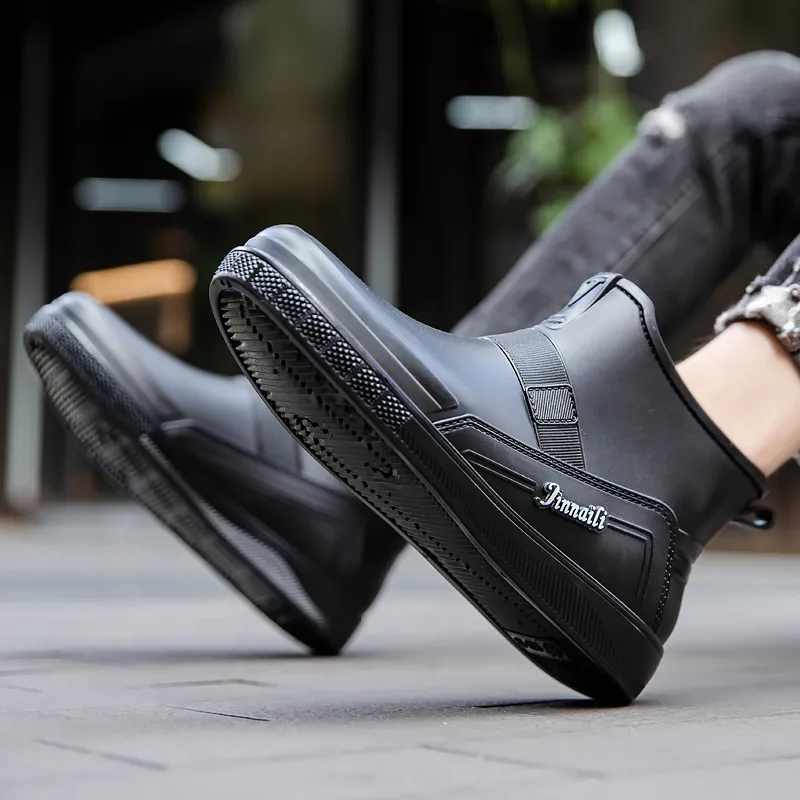 LONGYING Rain Boots Men-3