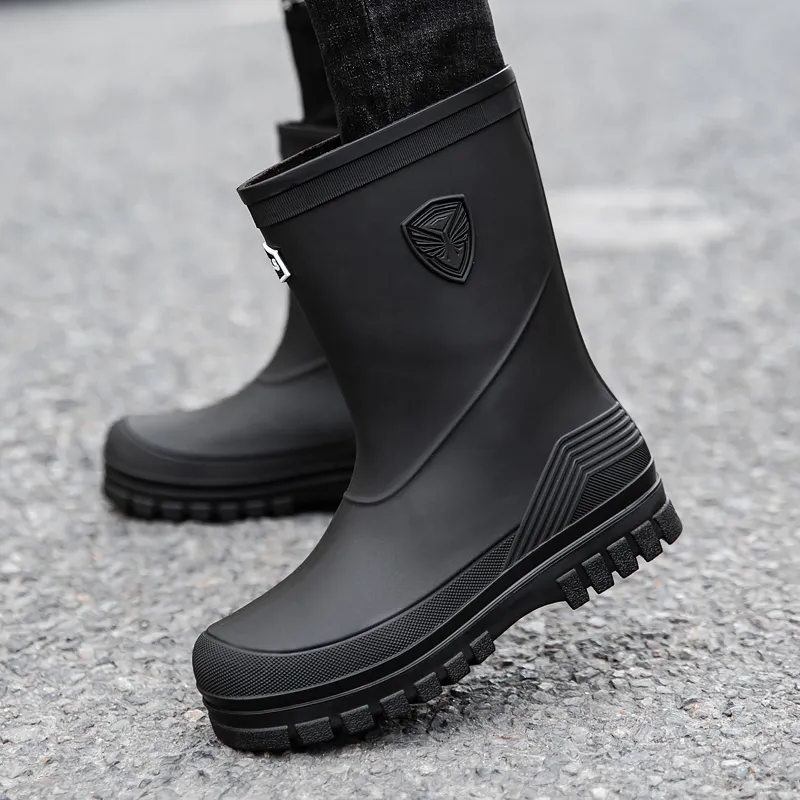 LONGYING Rain Boots Men-3