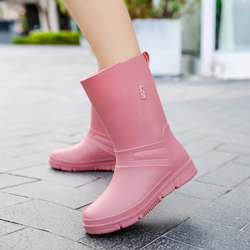 LONGYING Rain Boots Women's-18