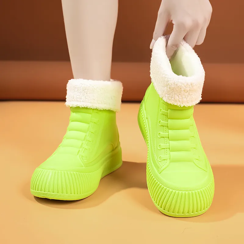 LONGYING Waterproof Rain Boots Women's-13