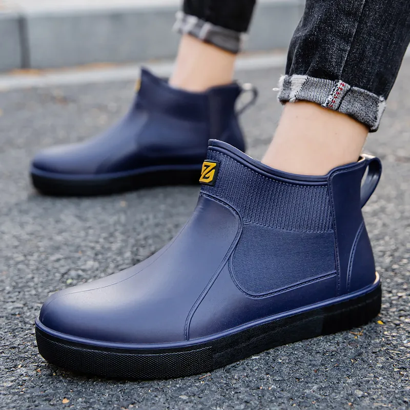 LONGYING Rain Boots Men-18