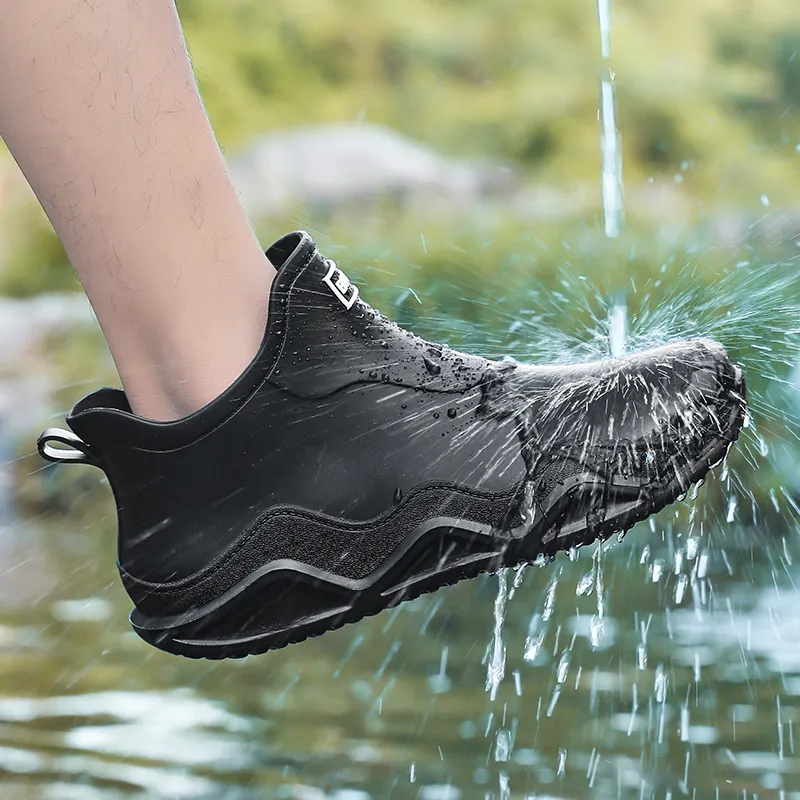 LONGYING Rain Boots Unisex-4