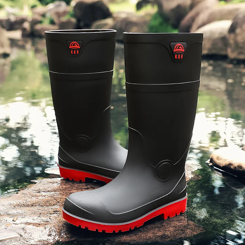 LONGYING Rain Boots Men-8