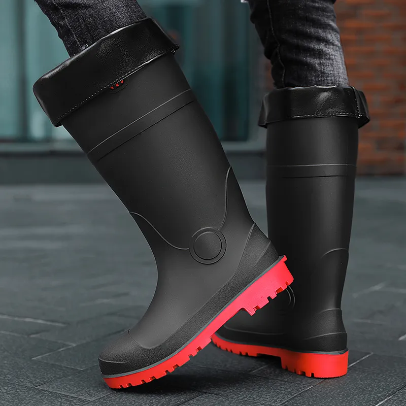 LONGYING Rain Boots Men-7