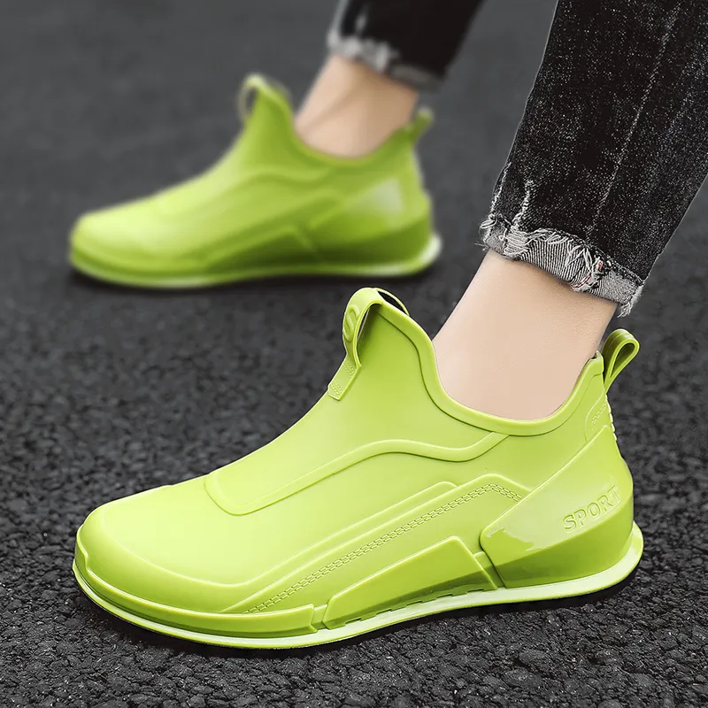 LONGYING Rain Boots Men-11