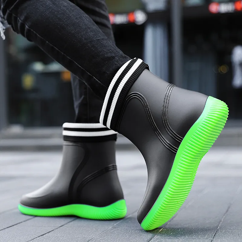 LONGYING Rain Boots Men-10