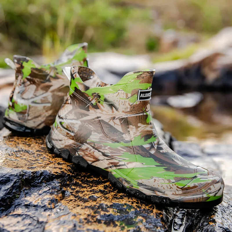 LONGYING Abrasion Resistant Rain Boots Men's Camouflage-2